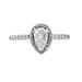 Women's Jewelry Shining Pear Shaped Halo Ring Fashionable Light Luxury Fire Pear Water Drop Diamond Ring Paper Ring Gift Surprise_ipsvogv.com