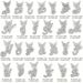 Butterfly Buckle Full Diamond Hip-Hop 26 English Letters Alloy Rhinestone Pendant Necklace_ipsvogv.com