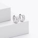 Fashionable Minimalist Stone Inlaid With Exquisite Small Circles, Versatile And High-end Commuting Earrings_ipsvogv.com