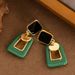 Fashionable Minimalist Maillard Style Geometric With Feminine Temperament, Versatile, Fashionable And High-end Silver_ipsvogv.com