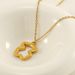 Titanium Steel Jewelry Hollow Three Dimensional Bear Necklace Female K Gold Light Luxury Niche Necklace Advanced Clavicle Chain_ipsvogv.com