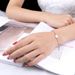 Unisex hot selling jewelry Korean simple clover bracelet Rose gold plated jewelry_ipsvogv.com