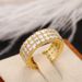 Cao Shi's Fashionable Light Luxury Full Zircon Men's Street Dominant Punk Hip Hop Couple Ring, Hot Selling_ipsvogv.com