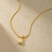 INS Minimalist Style Niche Design Simple Heart Necklace Layered High-end Heart-shaped Clavicle Chain_ipsvogv.com