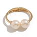 temperament Baroque large pearl ins stacking bracelets exaggerated irregular winding hug hand jewelry_ipsvogv.com