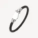 new Fashion brand Horseshoe Cable Bracelets White Gold Plated Black sier Bracelet For Men Women Accessories Jewelry_ipsvogv.com
