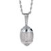 Hip hop two piece football pendant necklace sports game souvenir Cuban chain_ipsvogv.com