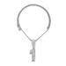 Three dimensional Arabic numeral pendant set with diamond alloy Cuban chain twist chain street hip hop style necklace_ipsvogv.com