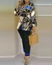 Women's Clothing 2023 spring and summer printed fashion 2 piece suit_ipsvogv.com