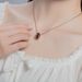 Carbon Pattern Lucky Beads Necklace For Men And Women Element Crystal Clavicle Necklace_ipsvogv.com