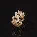 New Micro Inlaid Zircon Men's 2-row Diamond Electroplated Genuine Gold Hip-hop Cuban Ring Jewelry_ipsvogv.com