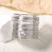Fashionable And Cool Style Micro Inlaid Zircon Multi-layer High-quality Iron Wire Wrapped Wide Face Women's Bracelet_ipsvogv.com