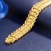 Store Same Style Fashion Car Flower Heart Wide Version Molded Jewelry Bracelet Men's Gold Plated Accessories_ipsvogv.com