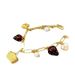 High Version Genuine Gold Electroplated Commuting Pearl Ks Countryside Style Strawberry Clover Basket Bee Bracelet_ipsvogv.com