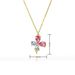 Japanese And Korean High Grade Red Cherry Fruit Flower Pendant Necklace Female 2023 Summer Light Luxury Clavicle Chain Accessories Batch_ipsvogv.com