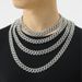 Xuandi Men's 15mm Exaggerated Diamond Embedding Geometry Fashion Hip Hop Jewelry Large Gold Chain Necklace_ipsvogv.com