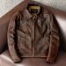Men Genuine Leather Jacket Vintage Brown 100% Cowhide Coat Man Slim Fashion Biker Clothing Asian Size S6XL M697 Drop_ipsvogv.com
