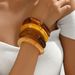 Geometric Fashion OL Bracelet Set Female Personality Resin Acrylic Multi Layer Design Bracelet High Grade Transparent Bracelet_ipsvogv.com