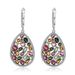 Tourmaline S925 Silver Earrings Retro Personalized Colored Gemstone Natural Crystal Earrings Earrings_ipsvogv.com