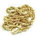 Korean hip-hop series metal 10mm thick 90cm long Fried Dough Twists chain necklace_ipsvogv.com