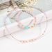 3mm Faceted Crystal Freshwater Pearl Powder Crystal Round Beads Natural Stone Bracelet Necklace Female_ipsvogv.com