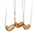 Unisex Hot Sale In Spring And Summer Titanium Steel Peach Heart Color Zircon Snake Chain Necklace_ipsvogv.com