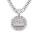 Unisex Alloy Necklace Men And Women's Last Supper Pendant Hip Hop Personality Fashion Rap Diamond Pendant_ipsvogv.com
