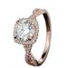 Sanjie Luxury Zircon Classic Square Diamond Ring Women's Popular Jewelry_ipsvogv.com