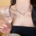 tassel Butterfly Zircon Necklace For Girls In Summer 2024, New Accessories, ! Light Luxury, Niche, High-end, Collarbone_ipsvogv.com
