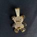 Alloy Zircon Bear Animal Panda Pendant Shiny Hip-Hop Jewelry Unisex Necklace_ipsvogv.com