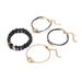 Handmade Love Map 8-shaped Four Piece Set With Adjustable Opening Bracelet_ipsvogv.com