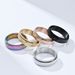 Jewelry titanium steel diamond snakeskin pattern rotating ring ring neutral style men and women trendy cool wear hand jewelry_ipsvogv.com