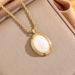 Meichen French Natural White Fritillaria Necklace For Women With Light Luxury And High Grade Sense, Non Fading Collar_ipsvogv.com