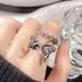 diamond Butterfly Star Smooth Zircon Full Niche Design Open Ins Cool Style High-end Ring For Women_ipsvogv.com