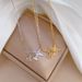 Body 【 All Titanium Steel 】 Cold Plane Personality Extremely Simple Wind Furnace Real Gold Necklace Female Ins Internet 【 】_ipsvogv.com