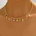 Geometric style women's necklace simple flamingo coconut tree inlaid with pearls niche dign collar versatile_ipsvogv.com