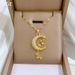 Moon 【 】 Star Tassel Light Luxury Charm Gorgeous Full Diamond Necklace Women's Versatile Clavicle Titanium Steel Chain 【 】_ipsvogv.com