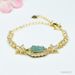 Unisex Natural A Grade Jade Bracelet Blue Water Leaf Bracelet Jade_ipsvogv.com