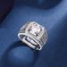 2-carat Group Full Diamond Business Men's Ring, Niche Design, Temperament, Versatile Fashion Ring_ipsvogv.com