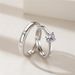 Silver Plated Simulated Pair Wedding Props For A Lifetime Couple Ring_ipsvogv.com