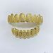Hip Hop Braces, Copper Zircon Micro Inlaid With Real Gold Electroplating, Non Fading Teeth Decoration, Exaggerated_ipsvogv.com