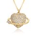 Simple Zircon Micro Inlaid Heart Shaped Pendant Necklace Female INS Niche Light Luxury Temperament All Match Love Clavicle Chain_ipsvogv.com