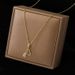 Slightly Inlaid With Diamond Gourd Pendant Necklace, Cross Chain, Attractive, Exquisite, Personalized Jewelry,_ipsvogv.com