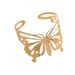 Fashionable Jewelry Design Exaggerated Metal Texture Hollow Bowknot Women's Arm Bracelet Bangle_ipsvogv.com