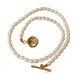New Vine Branch OT Buckle Simple Short Style Charm Necklace French Beautiful Water Rice Grain Small Pearl Clavicle Chain_ipsvogv.com