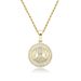 Men And Women's Jewelry Twelve Constellations Retro Pendant Full Of Zircon Hip Hop Personality Clavicle Necklace Accessories Hiphop_ipsvogv.com