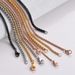 2025 New Arrivals 1 Piece Width 2/2.5/3/3.5/4mm Stainless Steel Square Pearl Chain Figaro Necklace Jewelry for Men Women_ipsvogv.com
