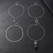 New Personalized Five Pointed Star Love Black Pendant Thick Chain 4-piece Set Necklace_ipsvogv.com