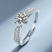 Mosang Stone Starlight Queen 1 Carat Silver Wedding Ring, Ladies Can Deposit Gold, Live Broadcast Internet Celebrity_ipsvogv.com