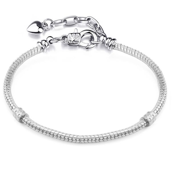 Basic Chain Women's Bracelet Crown Zircon Snake Bone Bracelet DIY Bracelet_ipsvogv.com